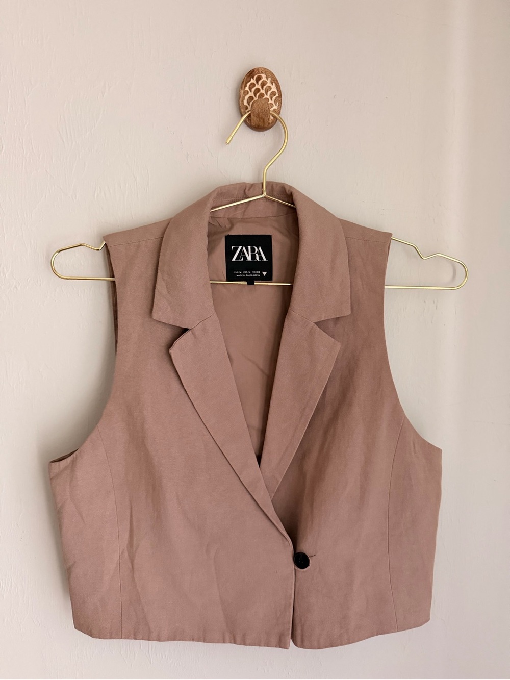ZARA Sleeveless Blazer Vest